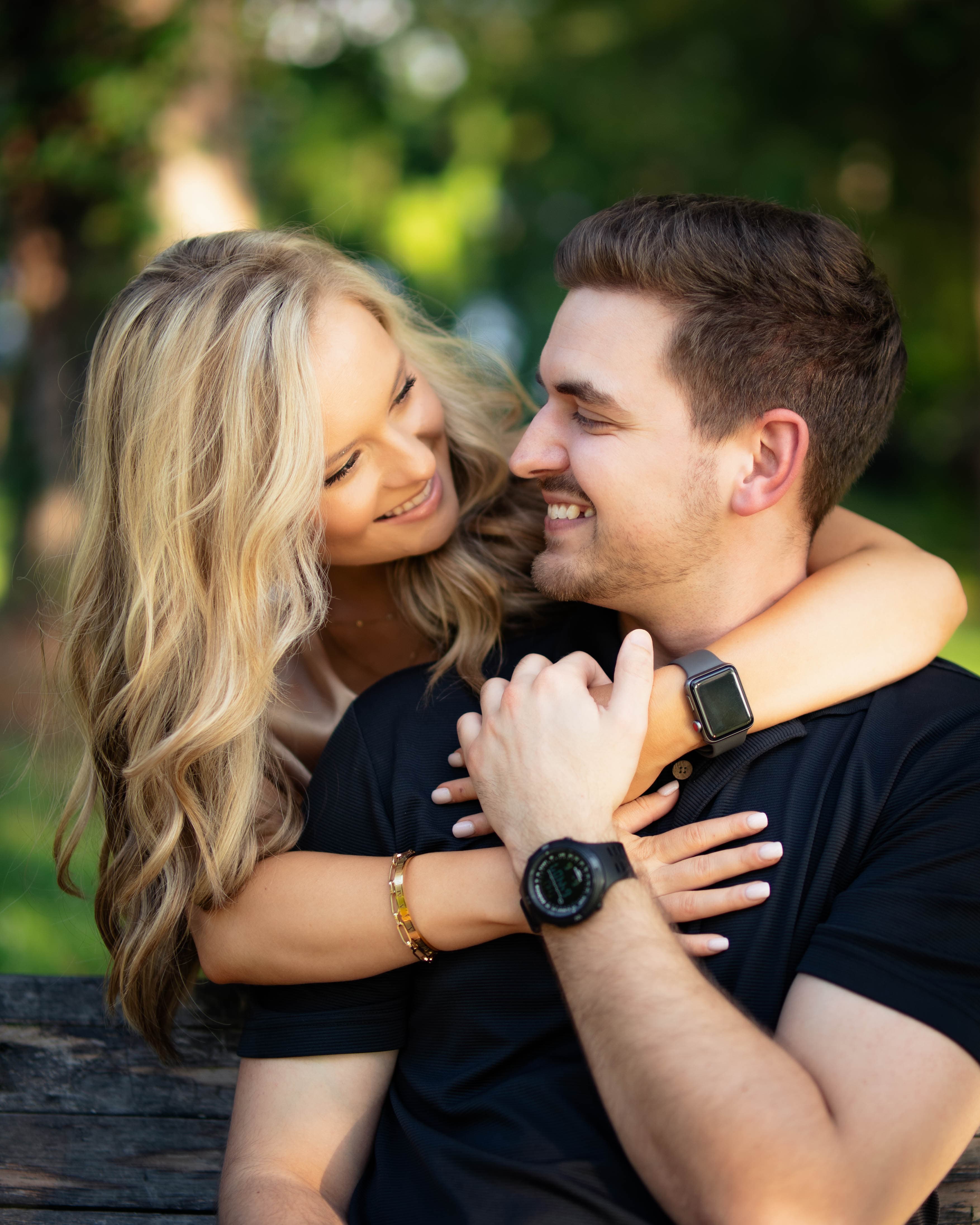 Vertical engagement portrait