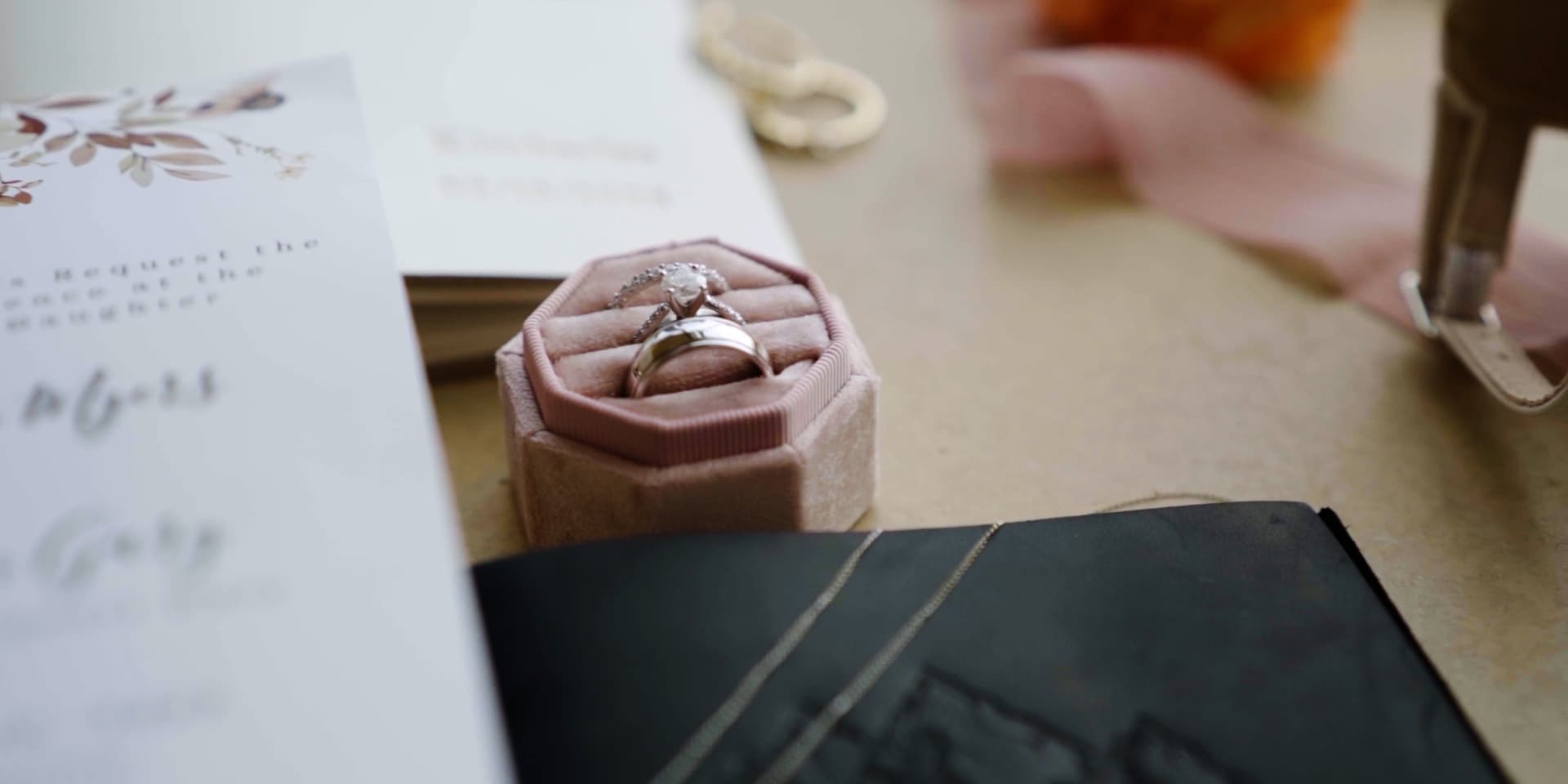 Wedding ambient homepage loop
